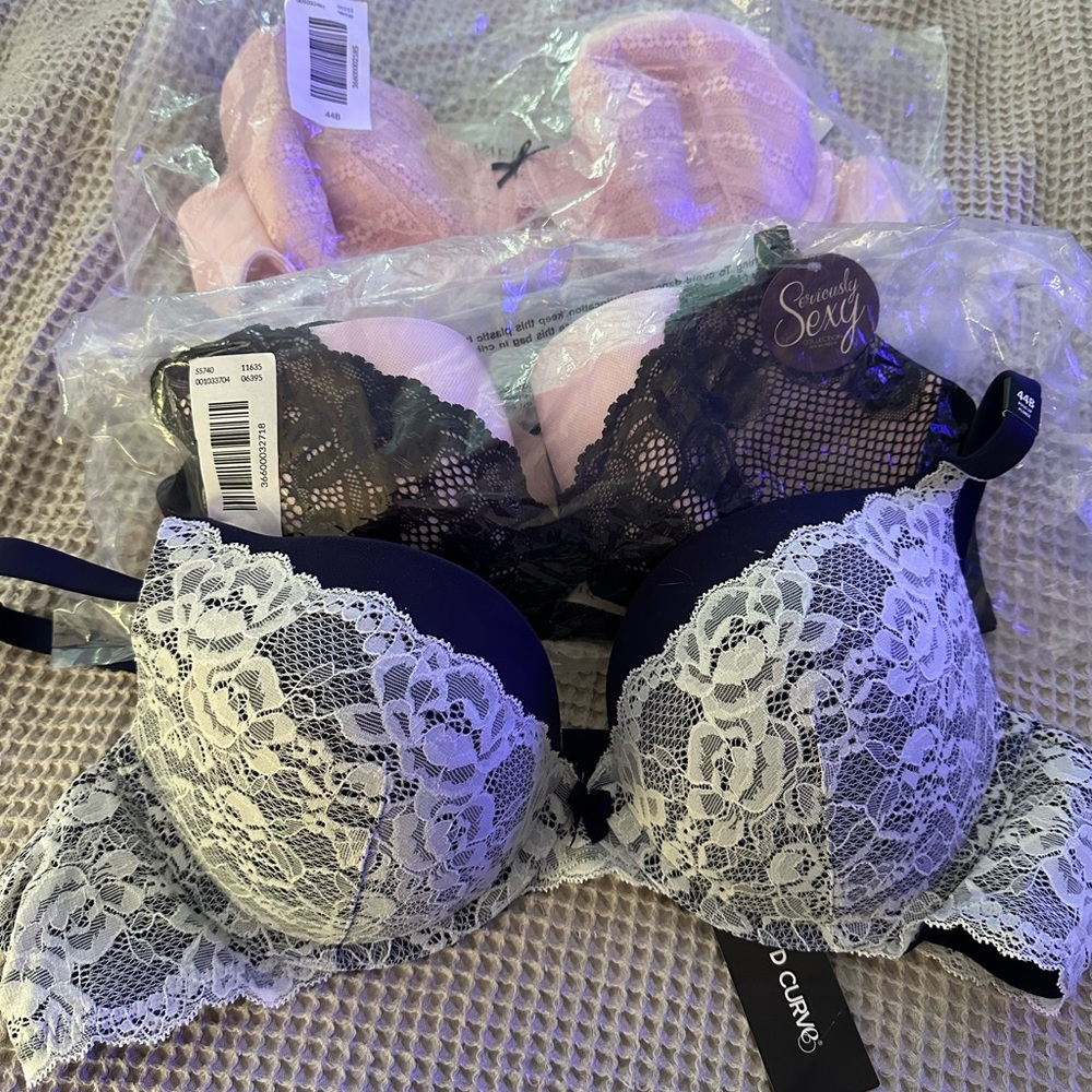 3 BNWT bras, 2 are Cacique, 1 is Torrid Curve.